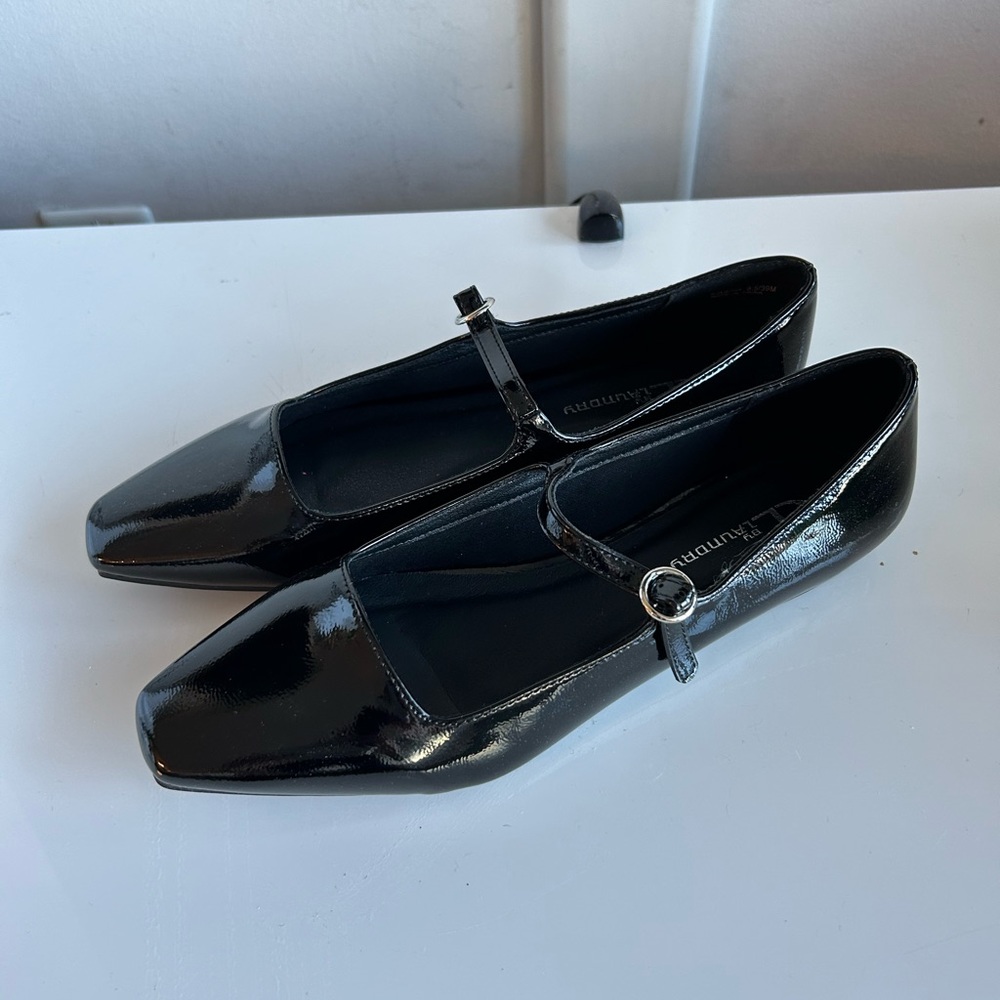 Chinese Laundry Black Patent Mary Jane Flats